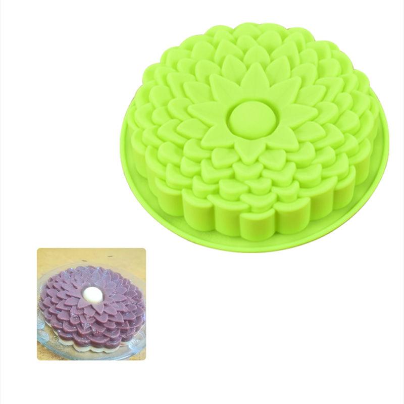 1/3 PCS Silicone Daisy Flower Cake Mold Bread Pan Rose Cake Mold Sunflower Bakery Bread Mold