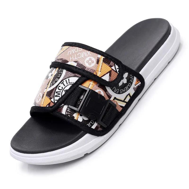 Summer Outdoor Thick Heel Beach Sports Slippers Men's Spring Large Size Indoor Soft Sole Flat Slippers