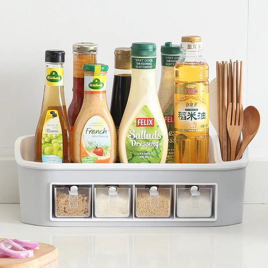 Functional Kitchen Supplies Seasoning Spices Seasoning Box Home Storage Box