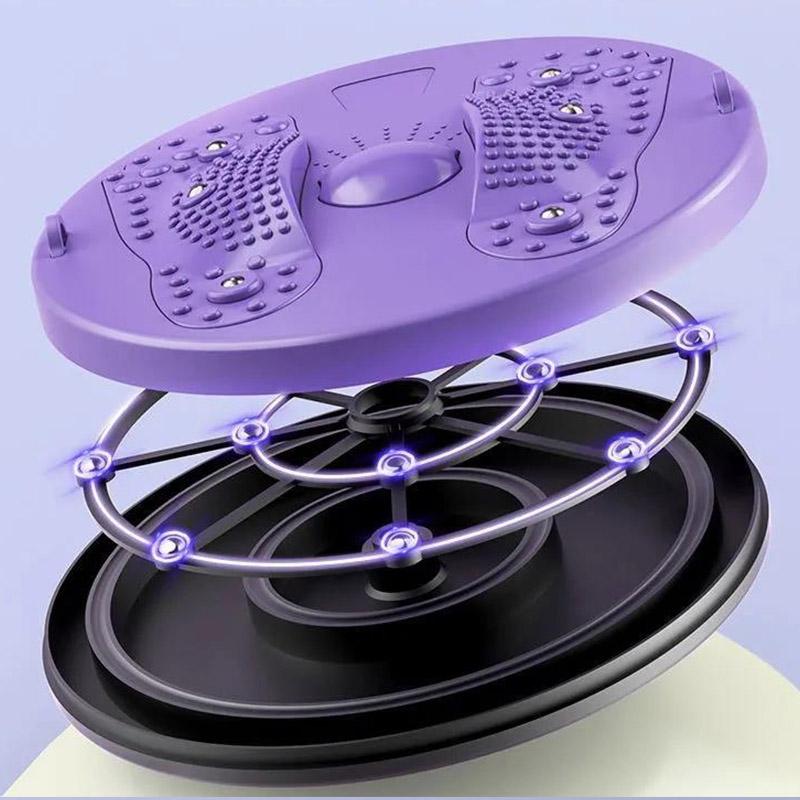 Twisting Plate Home Thin Waist Slimming Artifact 3D Magnetic Therapy Waist Twisting Machine Slimming Belly Shaping Sports Equipment with Drawstring