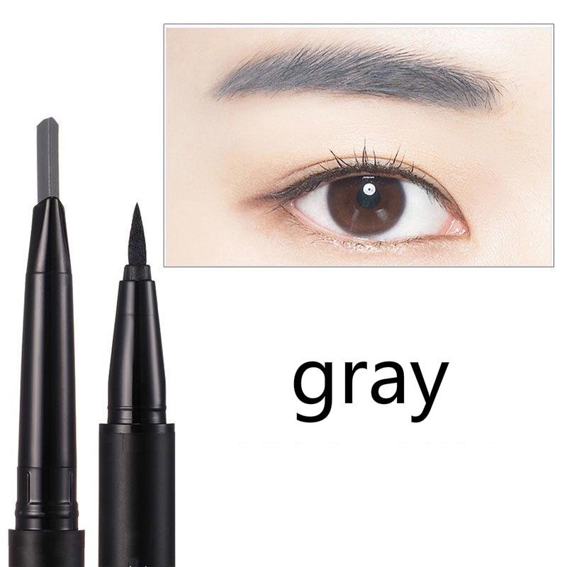 Double eyebrow pencil waterproof eyebrow pencil waterproof sweat-proof cosmetics will not fade