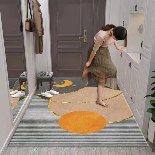 Simple Non-slip Bedroom Carpet Modern Living Room Floor Mats Entrance Door Mats