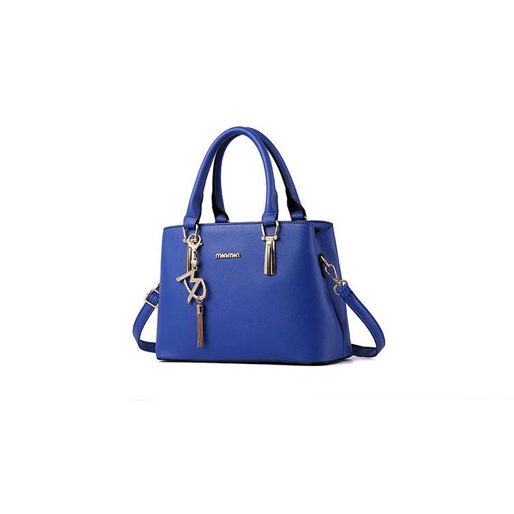 Leather bag Big capacity European and American style Shoulder Handbag Trendy wild Woman bag