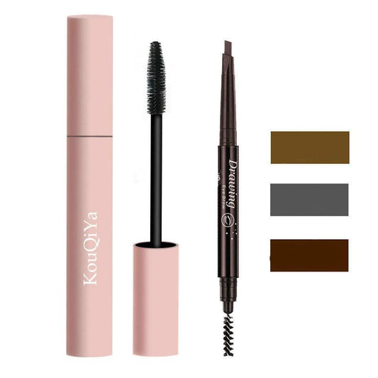 Does Not Bloom and Stretches Sweat-proof Anti-sweat Long Curls Waterproof Mascara Girl's Heart