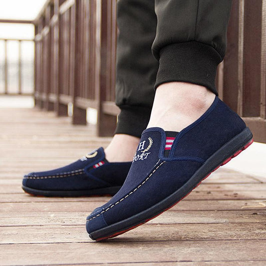 Old Beijing Men's Canvas Shoes Non-slip Wear-resistant Comfortable Casual Shoes