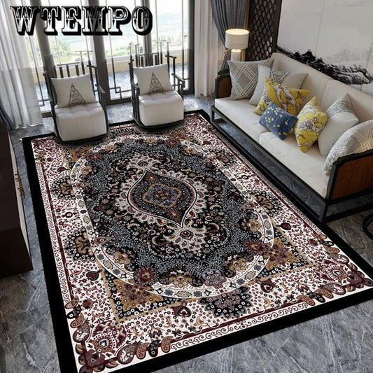 Moroccan Living Room Rug Home Carpet Bedroom Persian Carpet Sofa Coffee Kid Room Non-Slip
