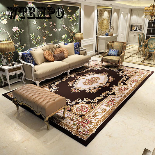 European Court Style Printed Carpet Mats Home Mat Modern Living Room Carpet Parlor Rugs Art