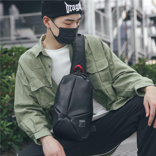Flower Chest Bag Couple Large Capacity Multi-pocket Shoulder Bag Outdoor Sports Bag Backpack