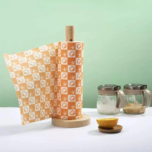 Lazy Rag Dry and Wet Dual-use Decontamination Thickening Non-stick Oil-absorbent Oil-absorbing Dish Towel Dish Cloth Kitchen Supplies Paper