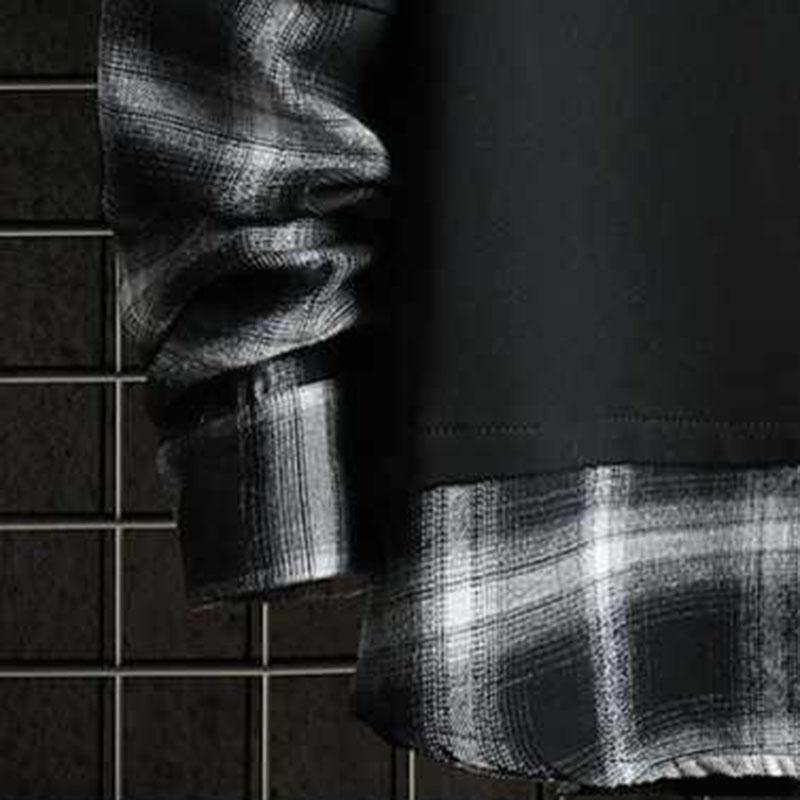 Hooded Sweater Men's Spring and Autumn Men's Casual Loose Two-piece Top Clothes Tide Brand Men's Clothing