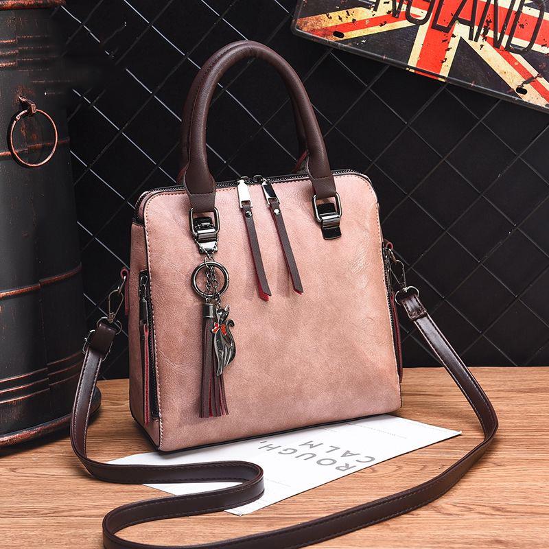 Shoulder Handbag Trendy wild Woman bag Patent leather bag Big capacity European and American style