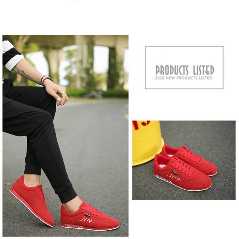 Summer forrest shoes trend men's board shoes version of the wild casual tide shoes red peas shoes
