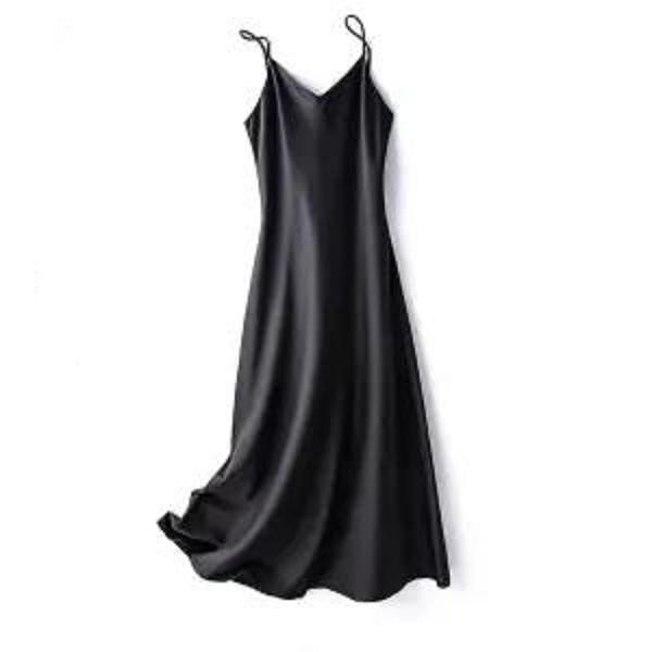 Summer Ladies Dress Suspenders Silk Dress Slim Fashion