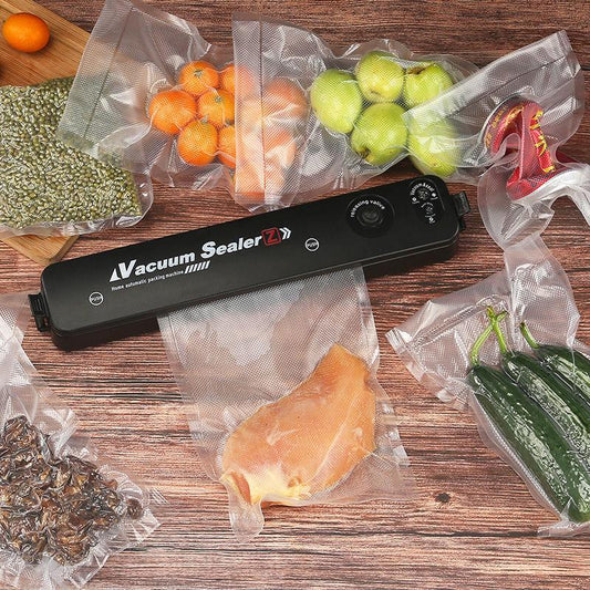 Best Food Vacuum Sealer 220V/110V Automatic Commercial Household Food Vacuum Sealer Packaging Machine Include 10Pcs Bags