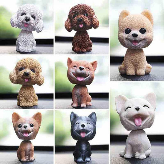 Shaking Head Dog Doll Decoration Car Center Console Decoration Creative Car Interior