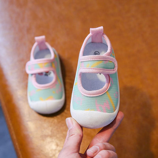 Baby's Summer Shoes Soft Soled Baby Walking Simple Light Shoes Children's Antiskid and Kickproof Flat Shoes