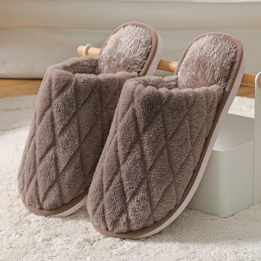 2021 New Cotton Slippers Autumn Winter Room Warm Anti-skid Men's Cotton Slippers