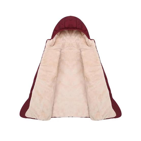 Plush Thickened Women's Winter Coats Hooded Warm Cotton Padded Coats Female Oversized Short Cotton Padded Jacket