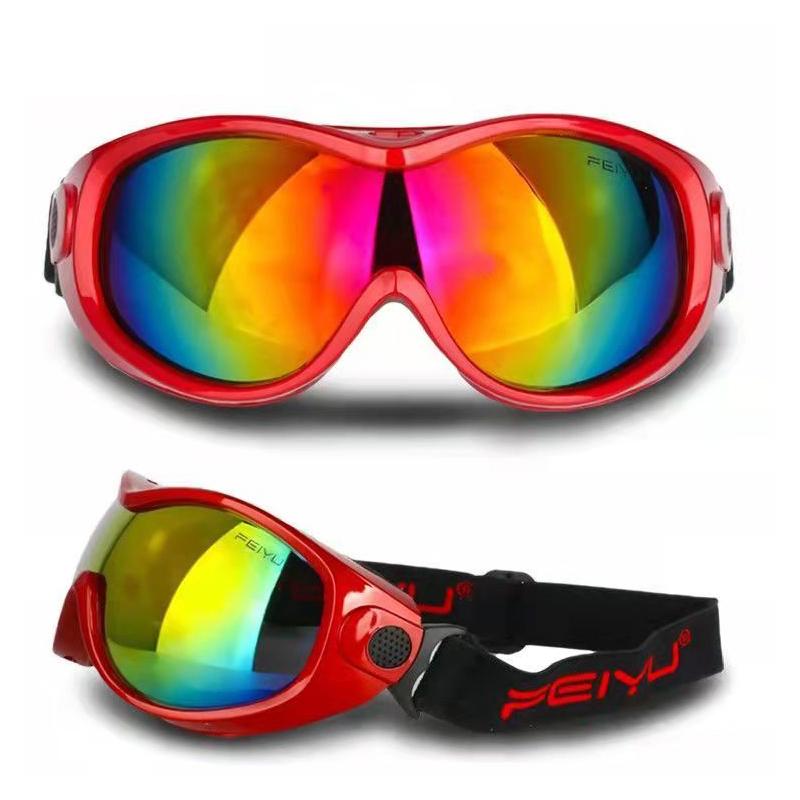Ski Goggles Anti-fog Wind-proof Sand Men and Women Adult Children Outdoor Ski Goggles Inside with Myopia Mountaineering Cycling Goggles Myopia Glasses