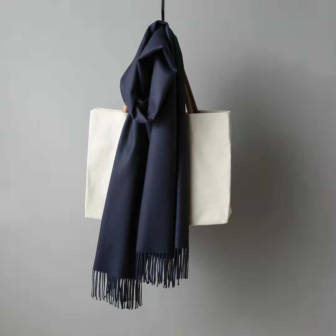 Women Scarf Winter Shawls and Wraps Lady Long Solid Hijab Stoles Cashmere Pashmina Head Scarves