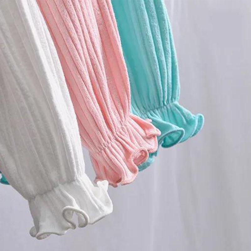 Girls' Bottoming Shirt Spring and Autumn Clothing Thin Cotton Long-sleeved T-shirt for Girls Middle and Small Children Puff Sleeve Top