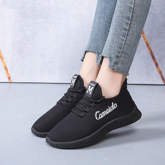 Women's Shoes Winter Fleece Thickening Casual Sports Shoes All-match Running Cotton Shoes Elderly Walking Shoes