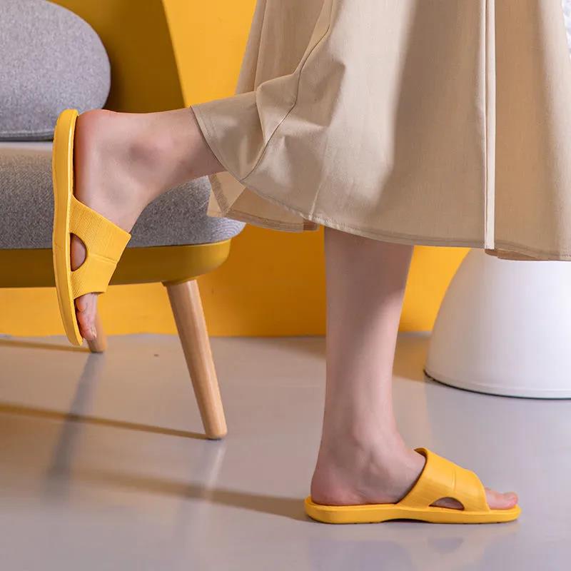 Slippers Women Summer Thick Bottom Indoor Home Couples Home Bathroom Non-slip Soft Ins Tide To Wear Cool Slippers