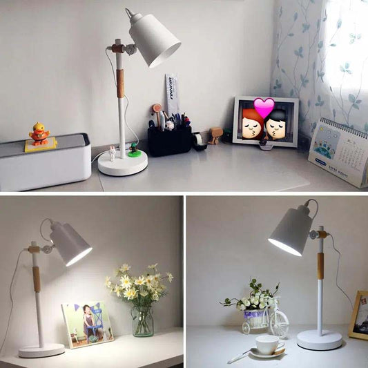 Desk Lamp Eye Protection Desk Student Night Reading Lamp Modern Minimalist Plug-in Bedroom Bedside Lamp