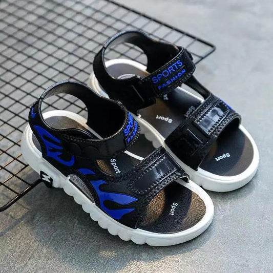 Boy's Sandals In Summer Soft Sole Casual Flat Sandals Non Slip Colorful Outdoor Beach Sandals