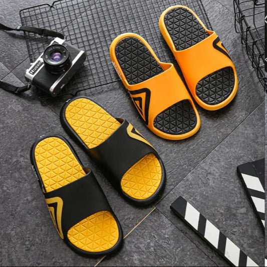 Non-slip and Odor-resistant Men's Sandals and Slippers Couple's Summer Household Bathroom Slippers