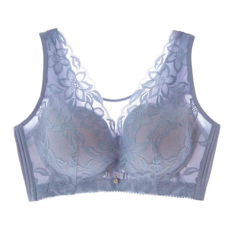 Ultra-thin Breathable Thin No Steel Ring Gathering Anti-glare U-shaped Beautiful Back Comfortable Adjustment Stereotyped Bra