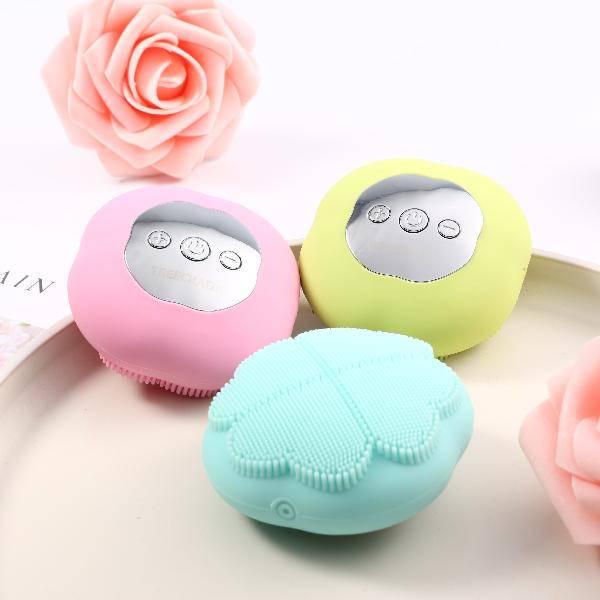 Electric Silicone Facial Cleansing Instrument Face Brush Pore Cleaning Artifact Sonic Rechargeable