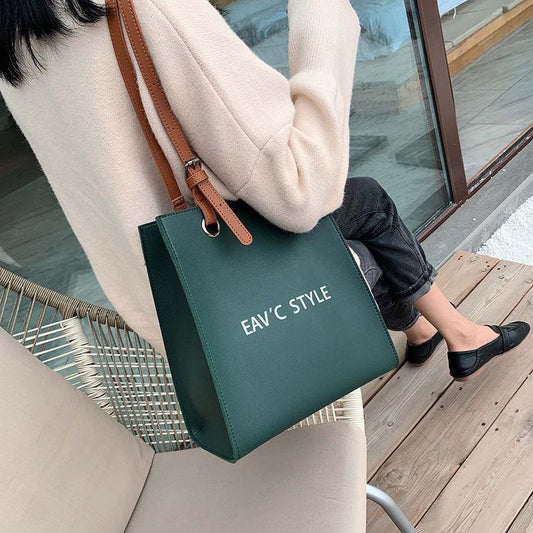 Big Bag Trendy Handbag Fashion Large-capacity Shoulder Bag Spring and Summer All-match Female Bag Tote Bag