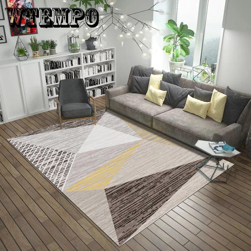 European Court Style Printed Carpet Mats Home Mat Modern Living Room Carpet Parlor Rugs Art