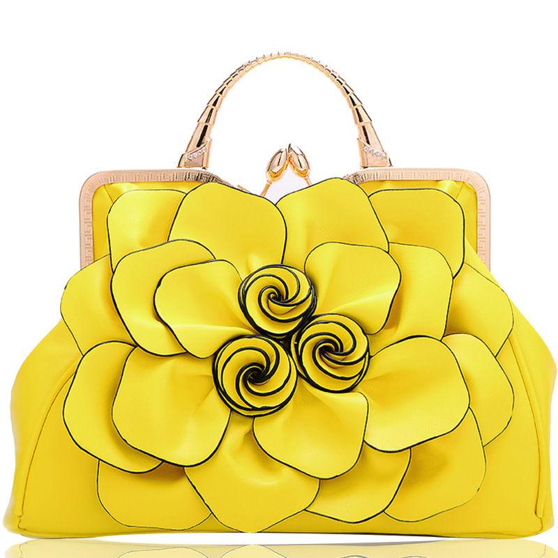Elegant Ladies Bag Shoulder Messenger Bag Fashion Large Capacity Handheld Leather Texture Shopping Bag