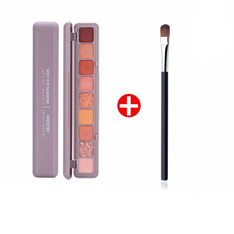 Keyboard fingertip eye shadow disk super fire 9 color set eye shadow glitter pearlescent waterproof