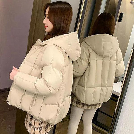 Winter All-match Cotton-padded Jacket Women's Short Loose Padded Jacket Thick Warm Small Padded Jacket