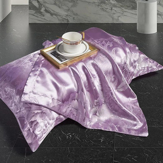 European-style High-end Jacquard Pillow Core for Bedroom Bed Double Pillowcase 48×74cm