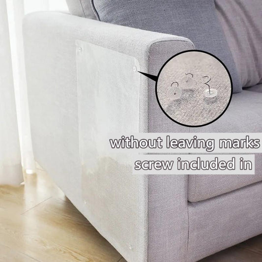 5 Pieces Anti- Scratch Sofa Removable Protective Stickers Cat Claw Wear-resistant Sofa Sticker Anti-cat Scratch Tape Reuse Without Leaving Marks