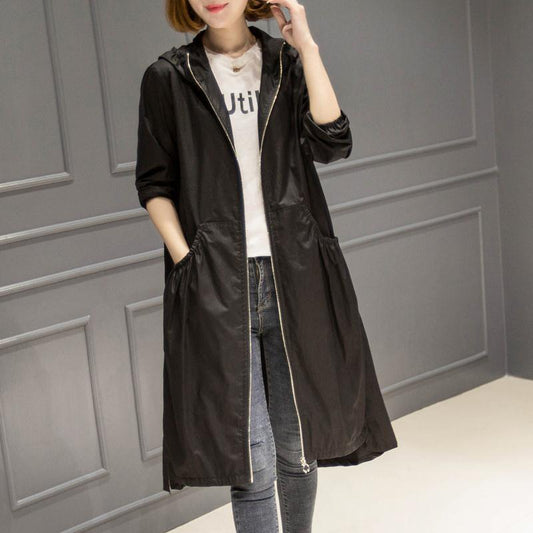 Women Classic Coat Female Doube Breasted Trench Sashes England Style Turn-down Collar Outerwear