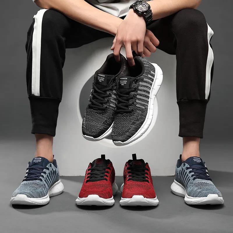 Shoes Men and Summer Breathable Large Size Men's Sports Casual Shoes Mesh Running Shoes