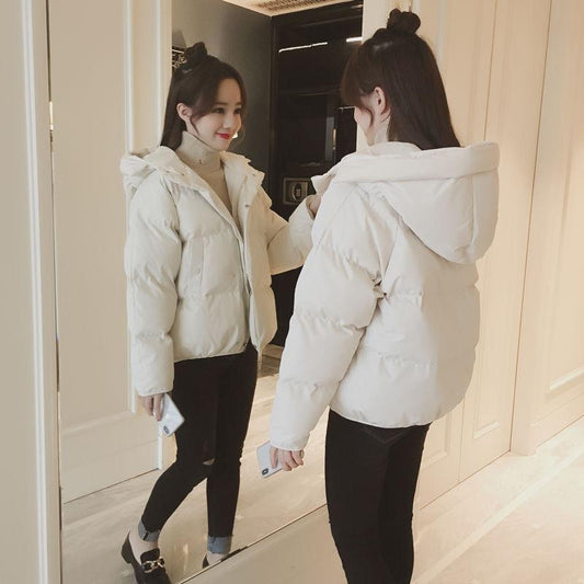 Cotton Jacket Women's Short Loose Fashion Trend Bread Clothing Winter Thick Warm Jacket