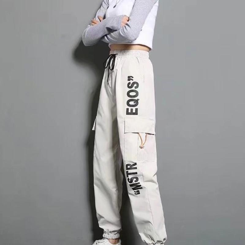 Summer Thin Plus Size Tooling Pants for Female Students Korean Version of Loose Wild Trend Casual Sports Harem Pants