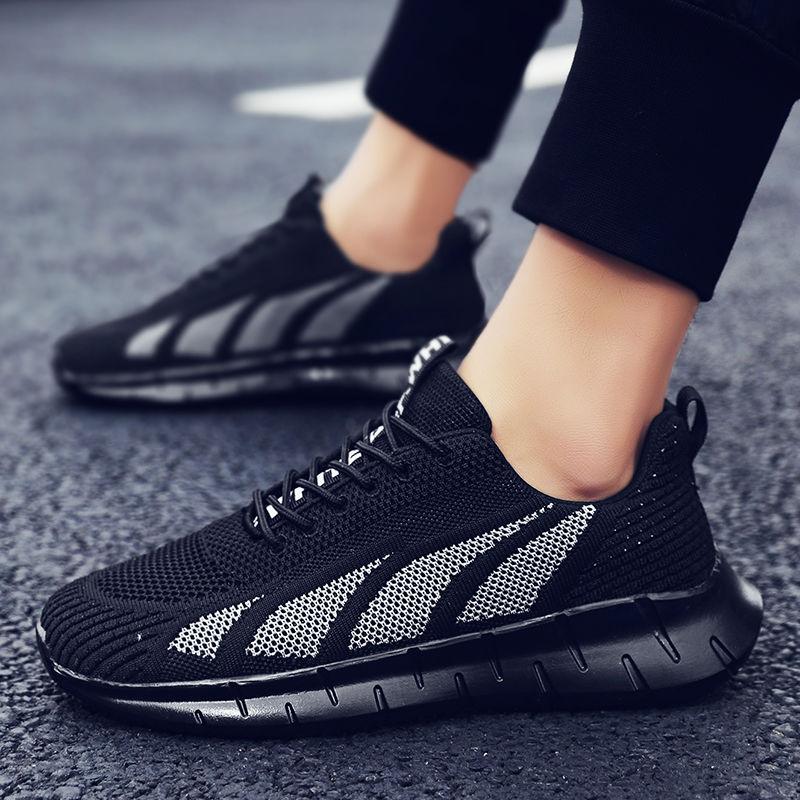 2021 New Summer Men's Shoes Trend Sports Running Shoes Men's Casual Mesh Shoes