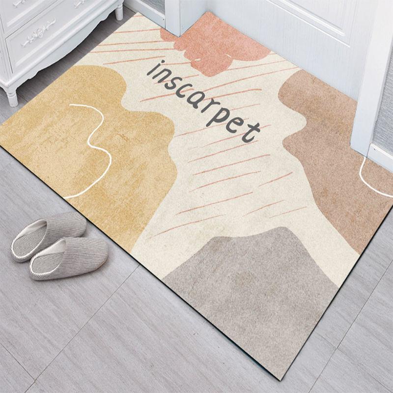 Door-to-door Floor Mats Oil and Water Absorption Long Kitchen Floor Mats Bathroom Bedroom Anti-slip Mats Carpet Door Mats