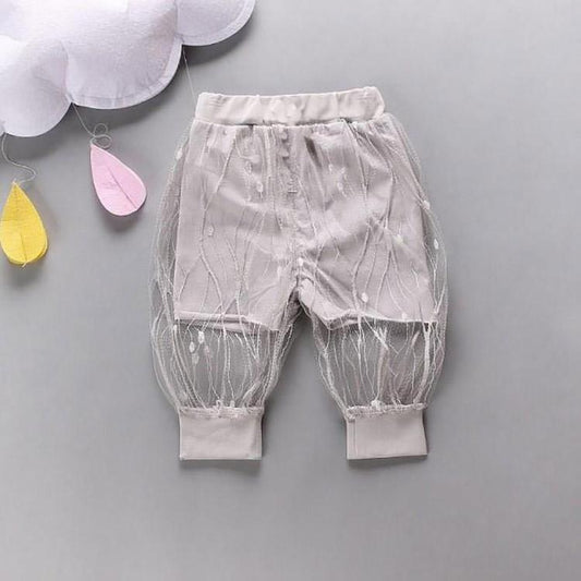 Children's Summer Thin Anti Mosquito Pants Leggings Casual Pants Mesh Korean Loose Lantern Pants Air Conditioning Pants For Boys and Girls