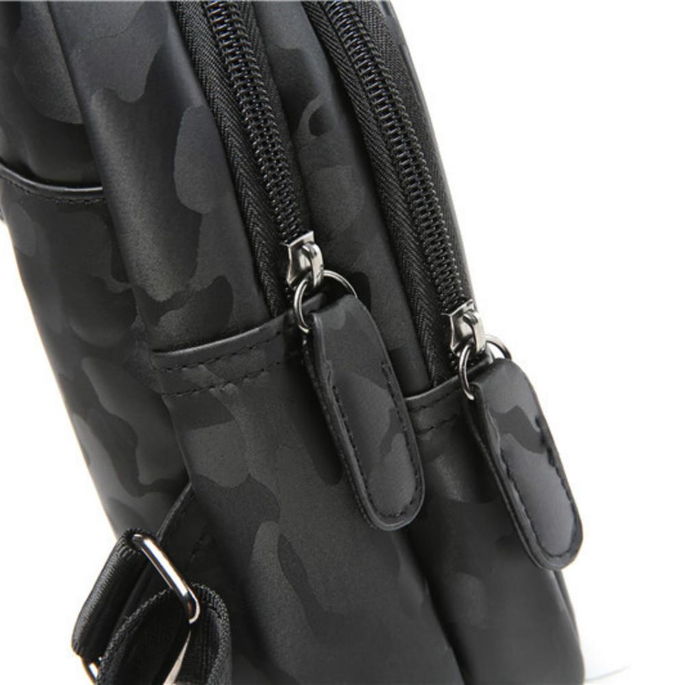 Chest Bag Men Black Waterproof Mobile Phone Camouflage Messenger Bag Outdoor Sports Shoulder Bag