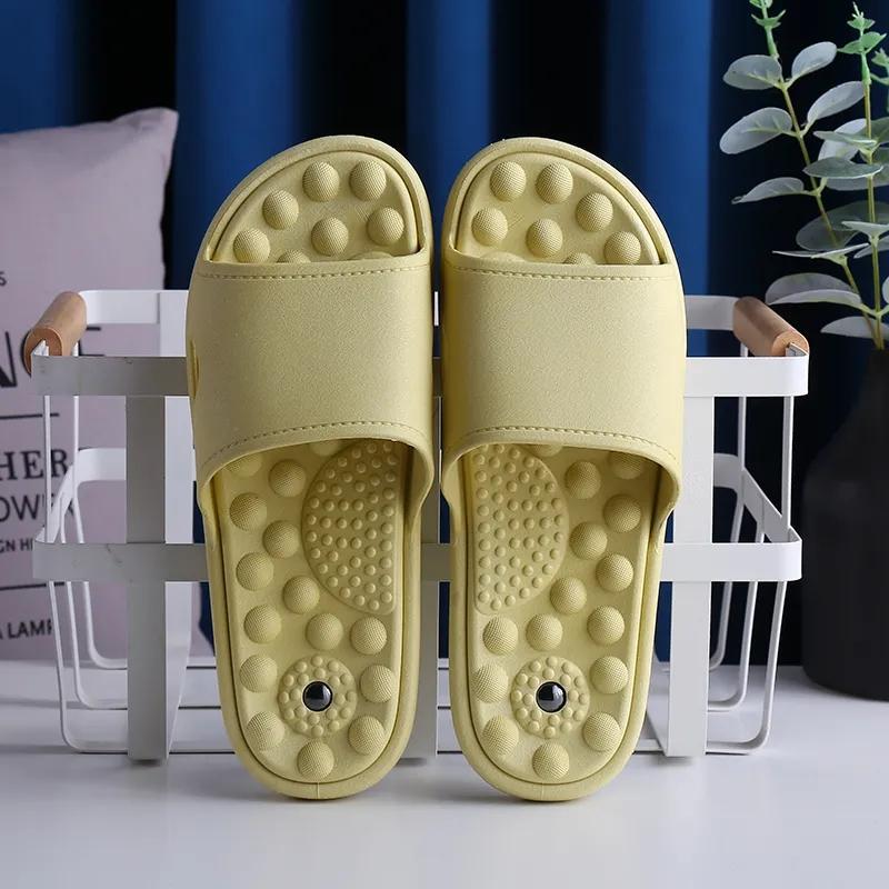 Upgraded Magnet Physiotherapy Sandals and Slippers Women's Summer Home Couple Bathroom Bath Non-slip Massage Slippers Men's Flip Flops