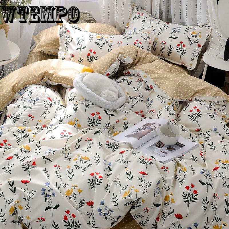 Bedding Sets Cotton Bedlinen (flat Sheet+Pillowcase+Duvet Cover Set) Queen King Size
