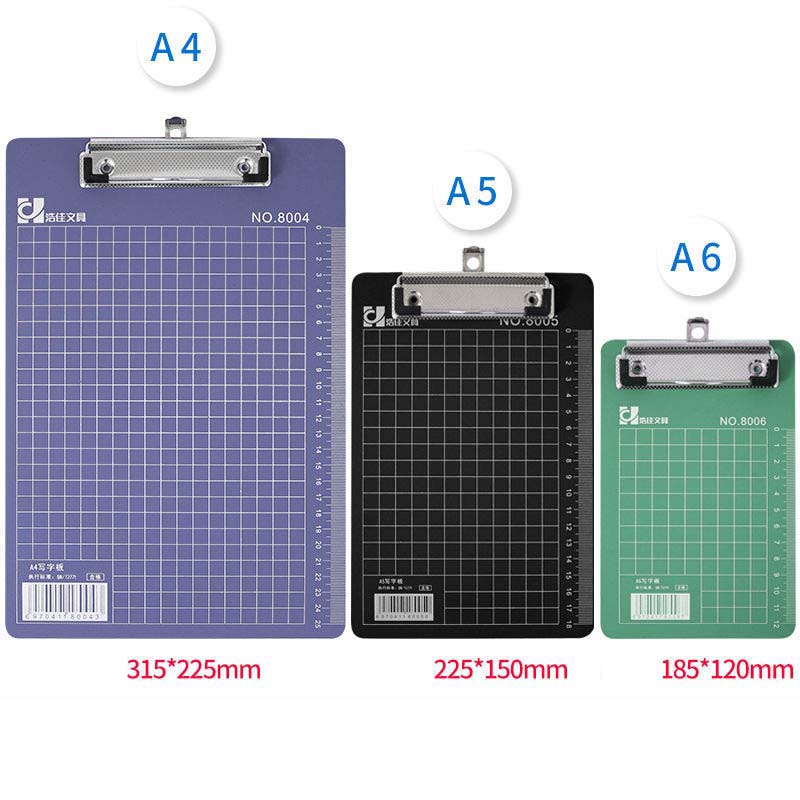 A4 Folder Plywood Writing Pad A5 Book Board Folder A6 Writing Menu Pad Note Storage Order Folder